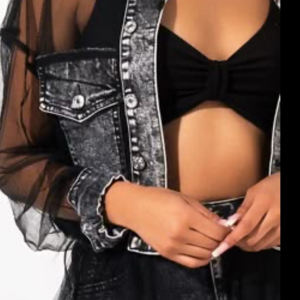 CAPSULLE Mesh + Denim Jacket Sold Out